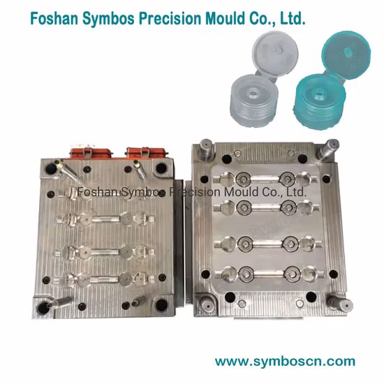 Professional OEM Complex Inner Teeth Outer Teeth Plastic Injection Mould Molding for Bottle Cap Screw Cap Plastic Flip Cap House Hold Products with Cap